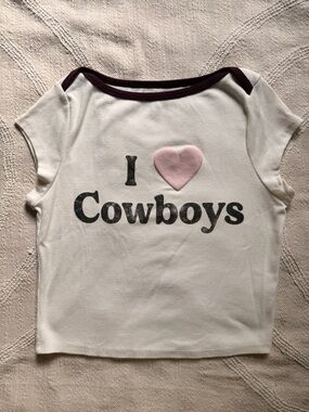 Grayson Threads Cropped Cowboy Western Tee